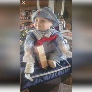 NEW Vintage Yolandas Picture Perfect Babies Amanda Porcelain Doll